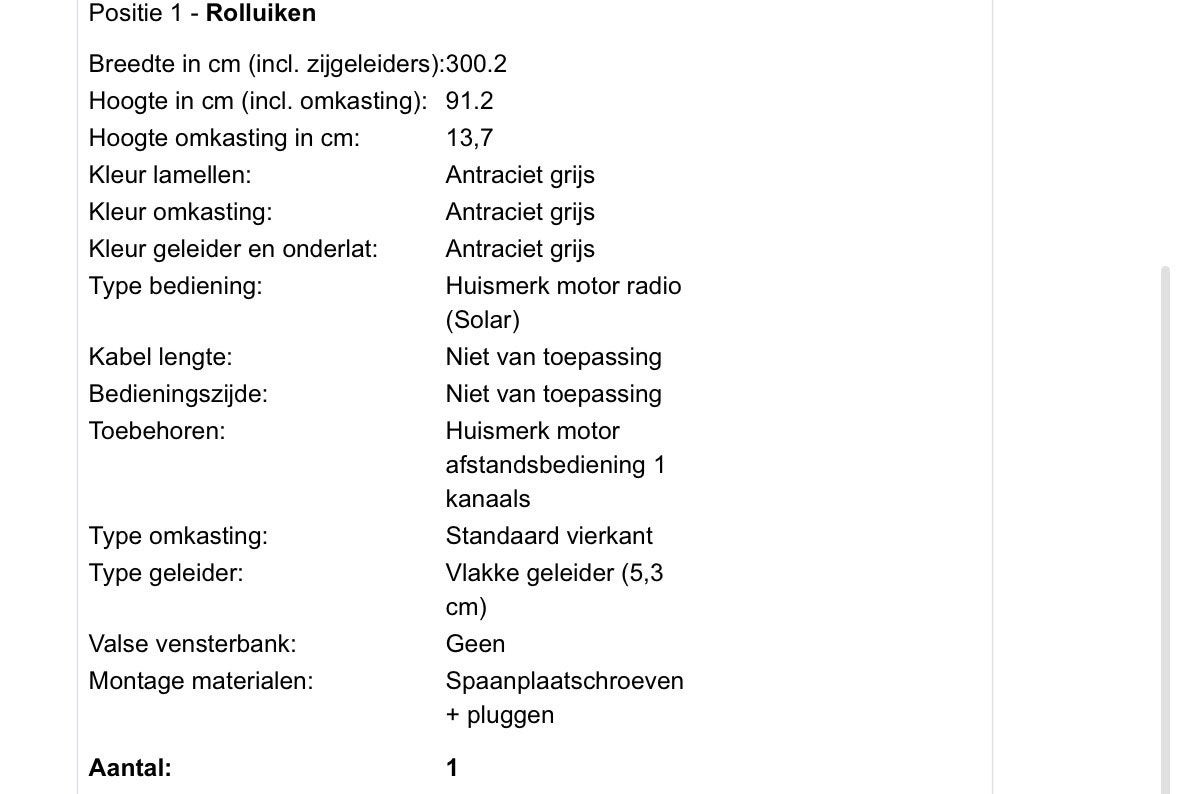Rolluik solar, Ophalen, Nieuw, Wit, Minder dan 100 cm