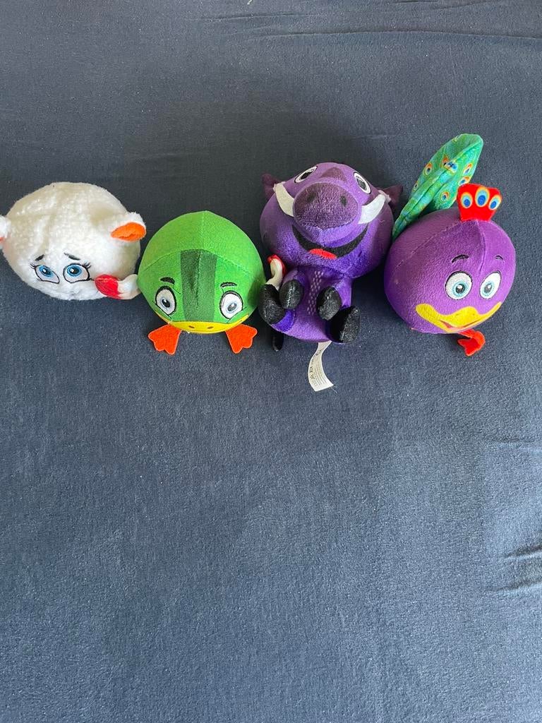 Lidl mini’s 4 stuks, Overige karakters, Overige typen, Zo goed als nieuw, Meerkleurig