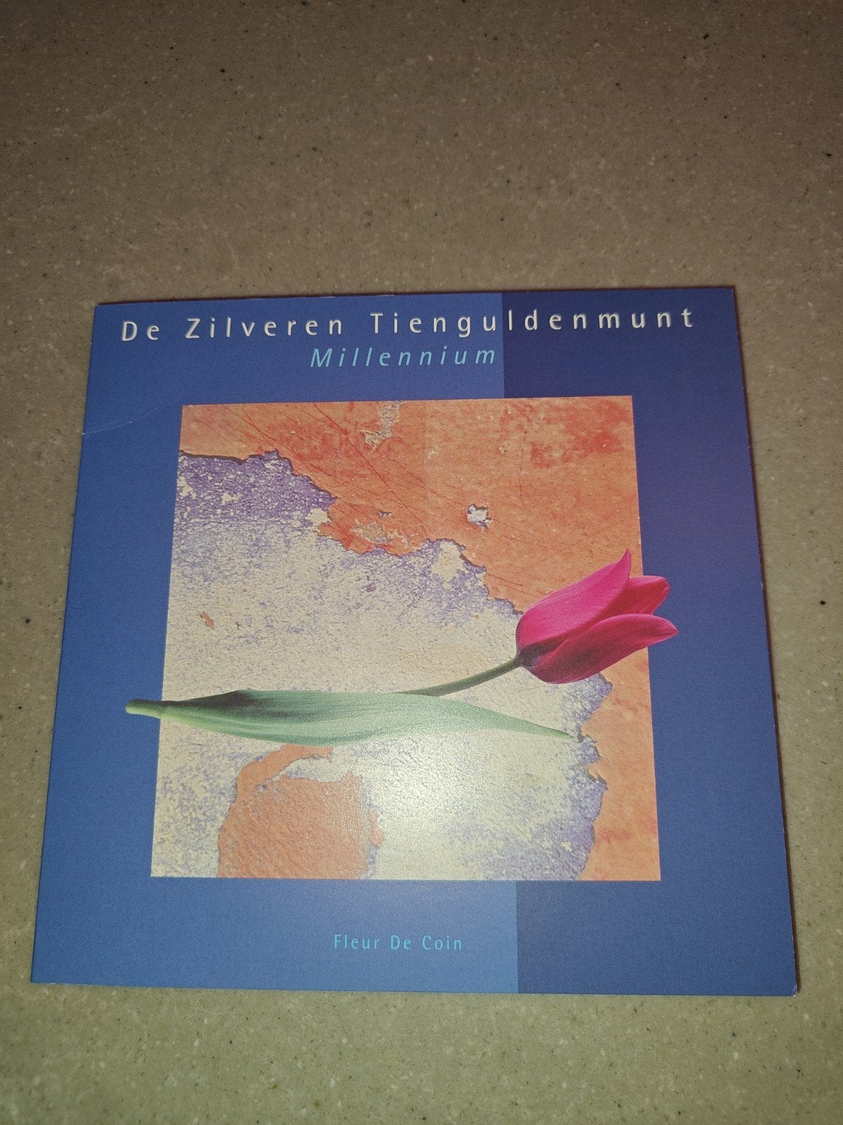 Zilveren Tienguldenmunt Millennium 1999-2000 Fleur De Coin, Postzegels en Munten, Munten | Nederland, Ophalen of Verzenden