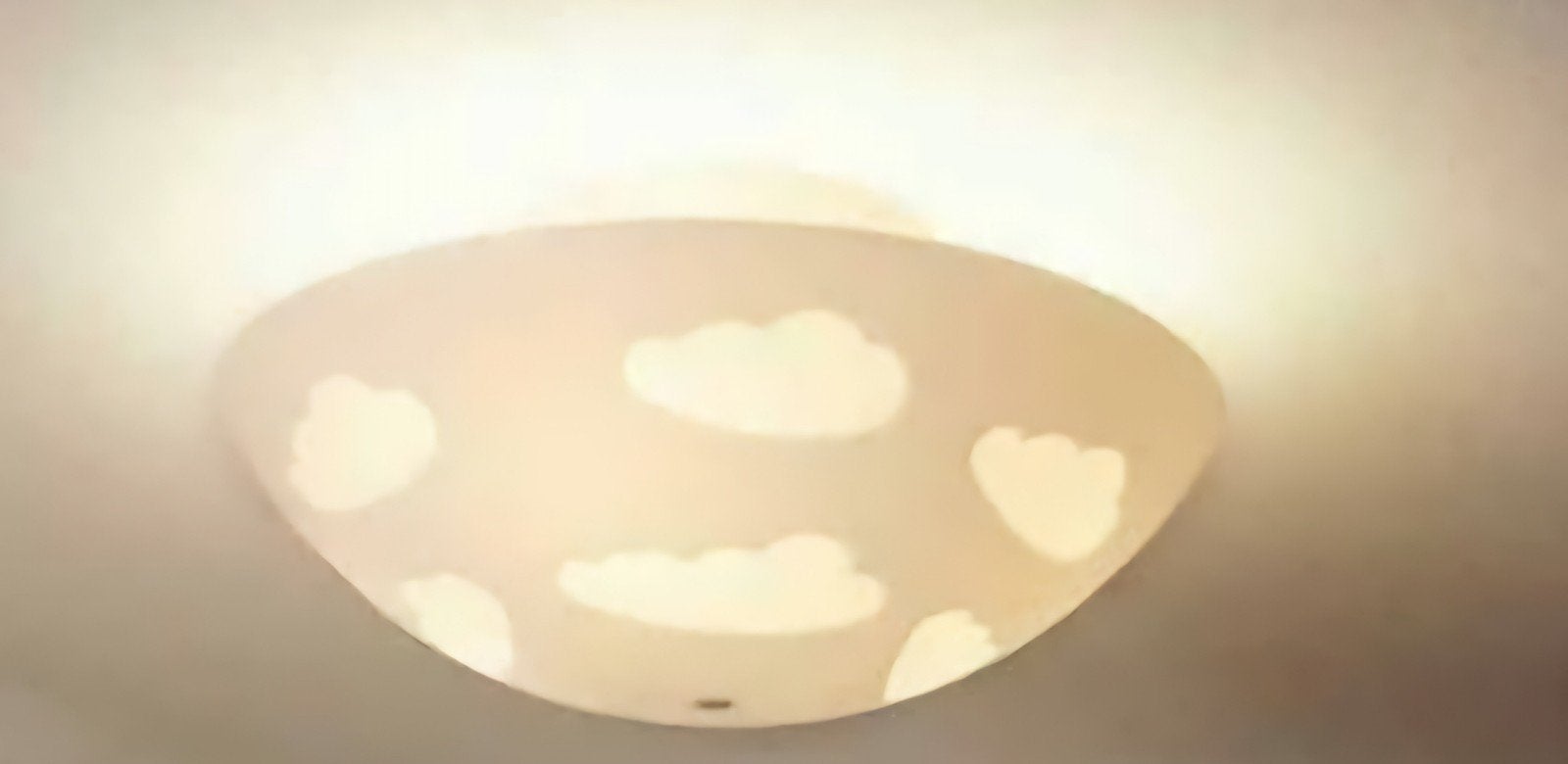 Witte lamp ikea wolken, Ophalen