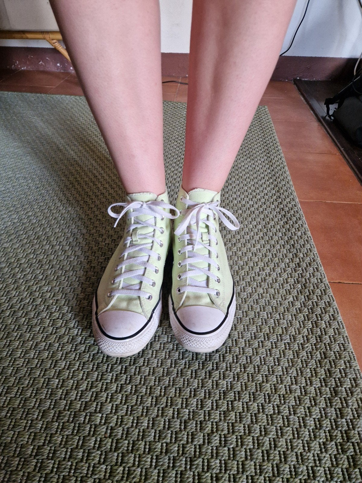 Converse All Star Chuck Taylor Groen - Maat 42,5, Ophalen of Verzenden, Sneakers of Gympen, Converse All Stars, Gedragen