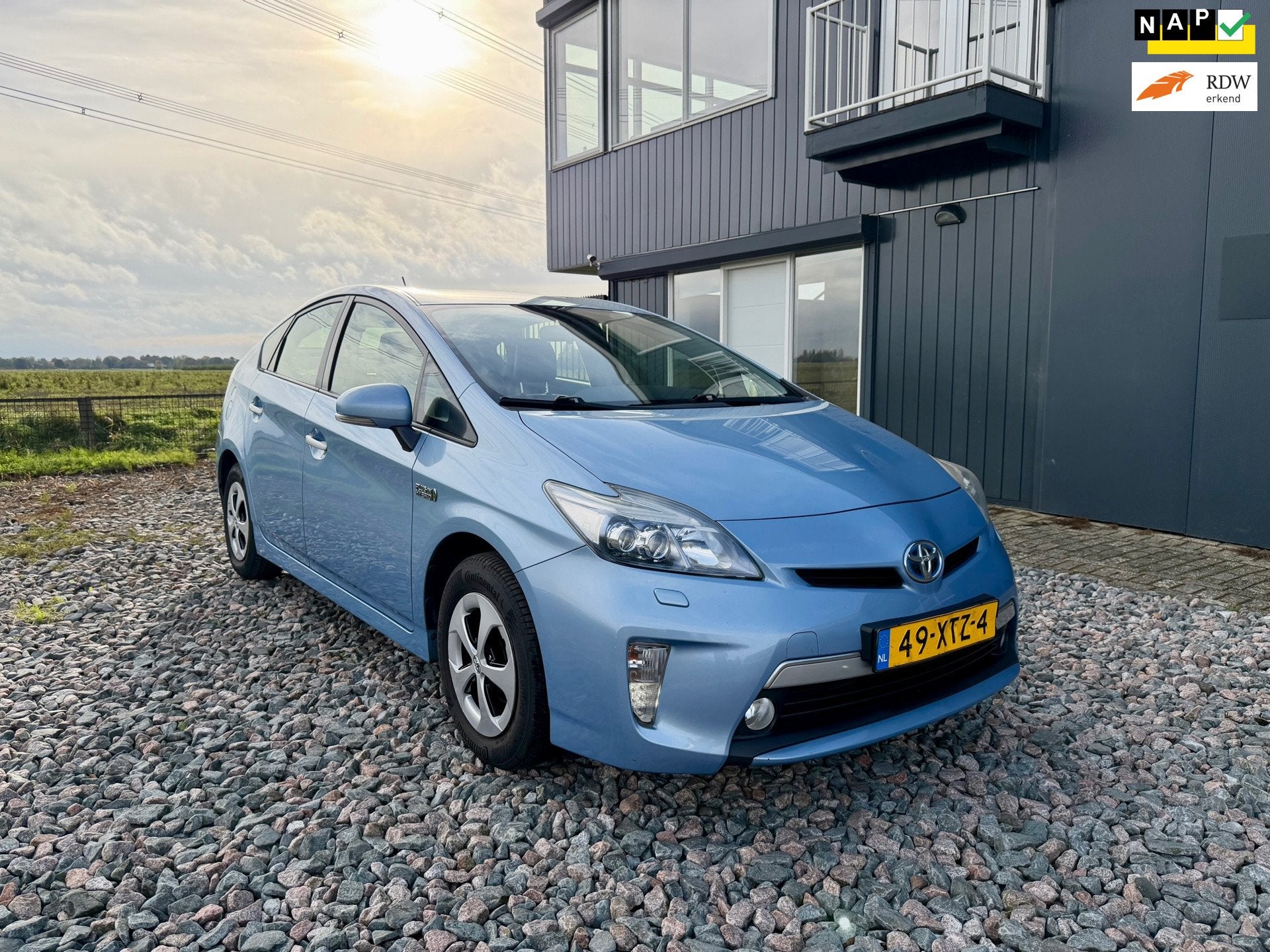 Toyota Prius 1.8 Plug-in Dynamic Business, Auto's, Gebruikt, Blauw, Prius, 1798 cc