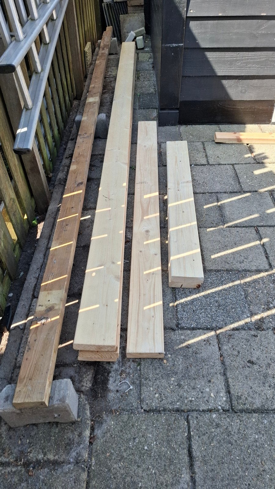 Nieuwe Balken., Doe-het-zelf en Verbouw, Hout en Planken, Ophalen, Nieuw, Balk, Vuren