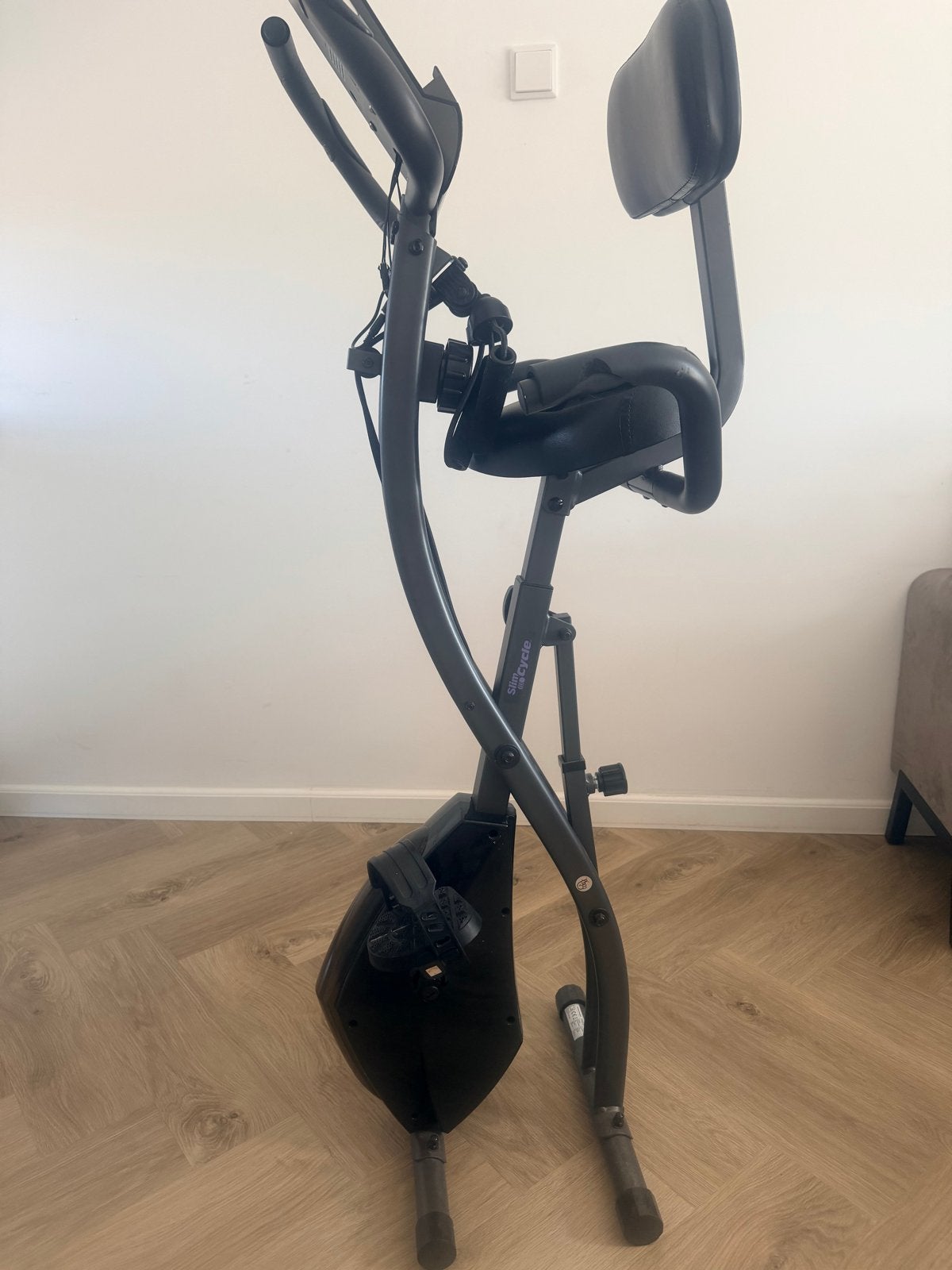 Slim Cycle - 3-in-1 Hometrainer, Ligfiets & Roeitrainer, Gebruikt, Armen, Ophalen of Verzenden, Metaal