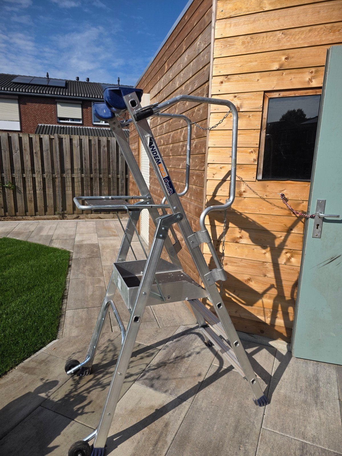 Tandem Duorail 3 treden aluminium platformtrap, Ophalen, Gebruikt, Trap, Minder dan 2 meter
