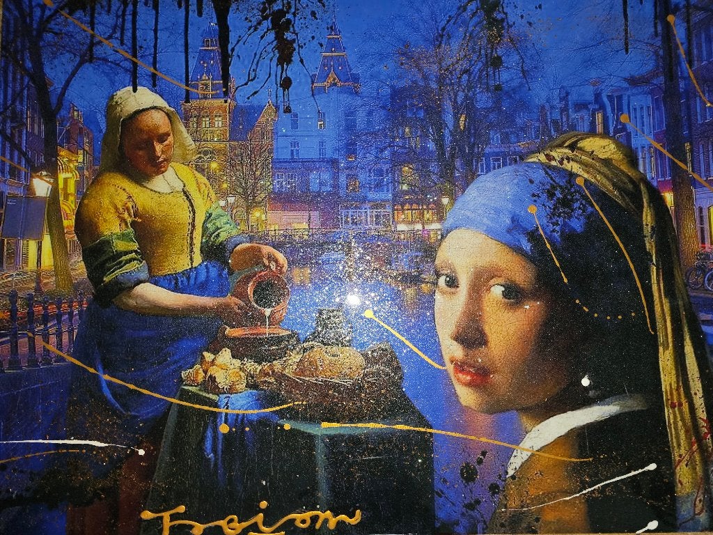 Origineel werk op GROOT Doek van Fabian, Ophalen