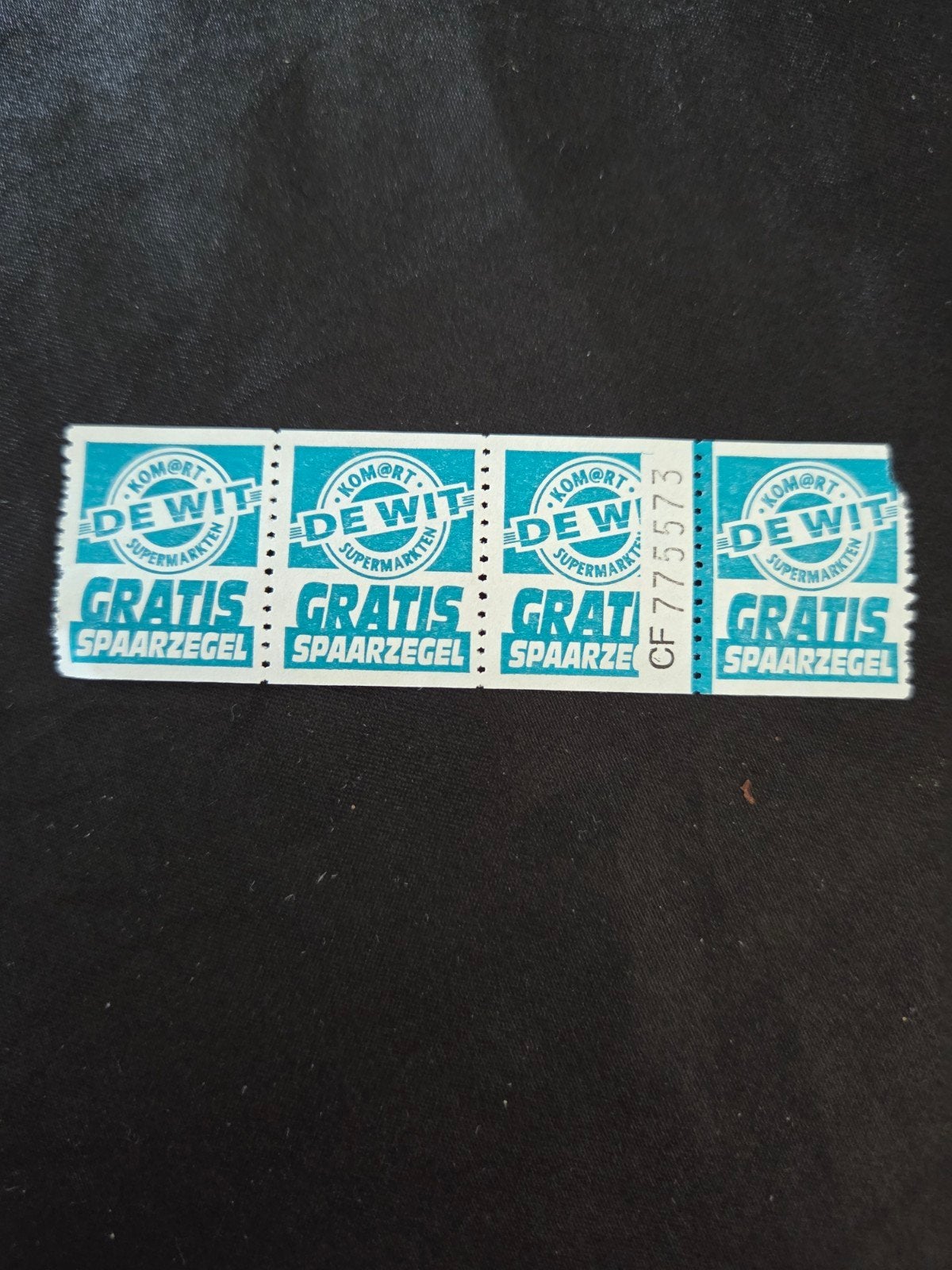 oude kom@art de Wit supermarkten spaarzegels, Verzamelen, Ophalen of Verzenden