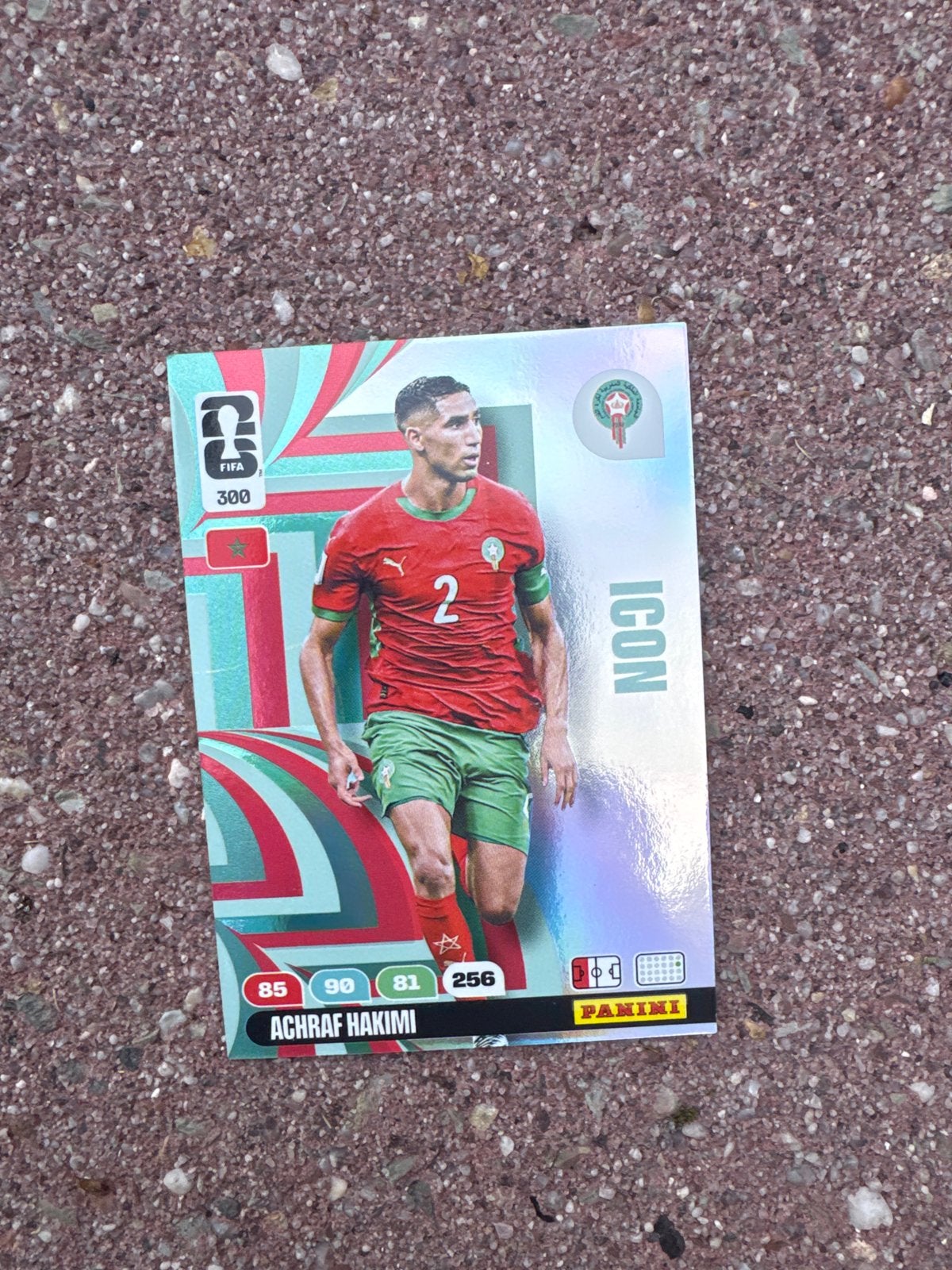 Panini FIFA World Cup 2026 Achraf Hakimi ICON, Ophalen of Verzenden, Zo goed als nieuw, Buitenlandse clubs, Spelerskaart