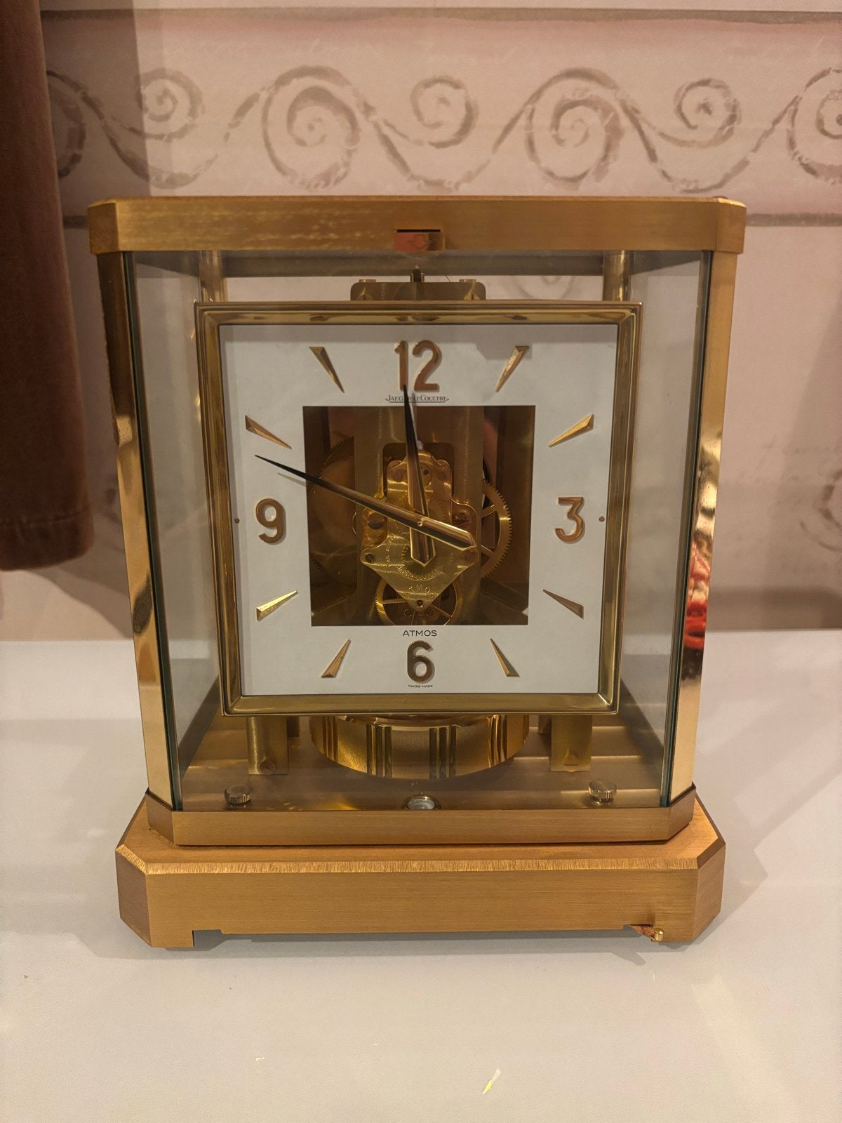 Atmos Jaeger Le Coultre Klok - Loopt Goed, Antiek en Kunst, Ophalen