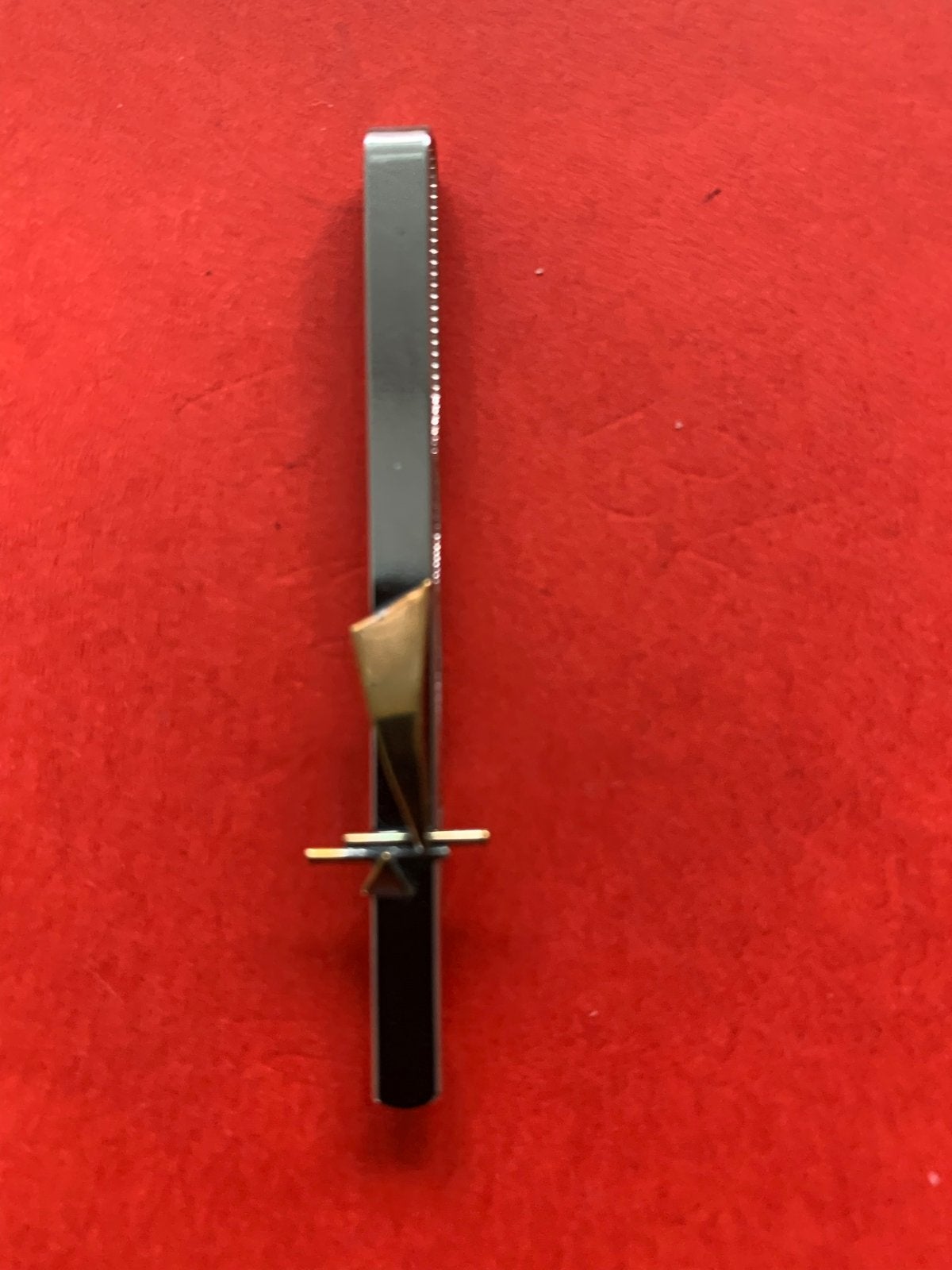 Zilverkleurige dasspeld met gouden accent, Ophalen of Verzenden, Nieuw