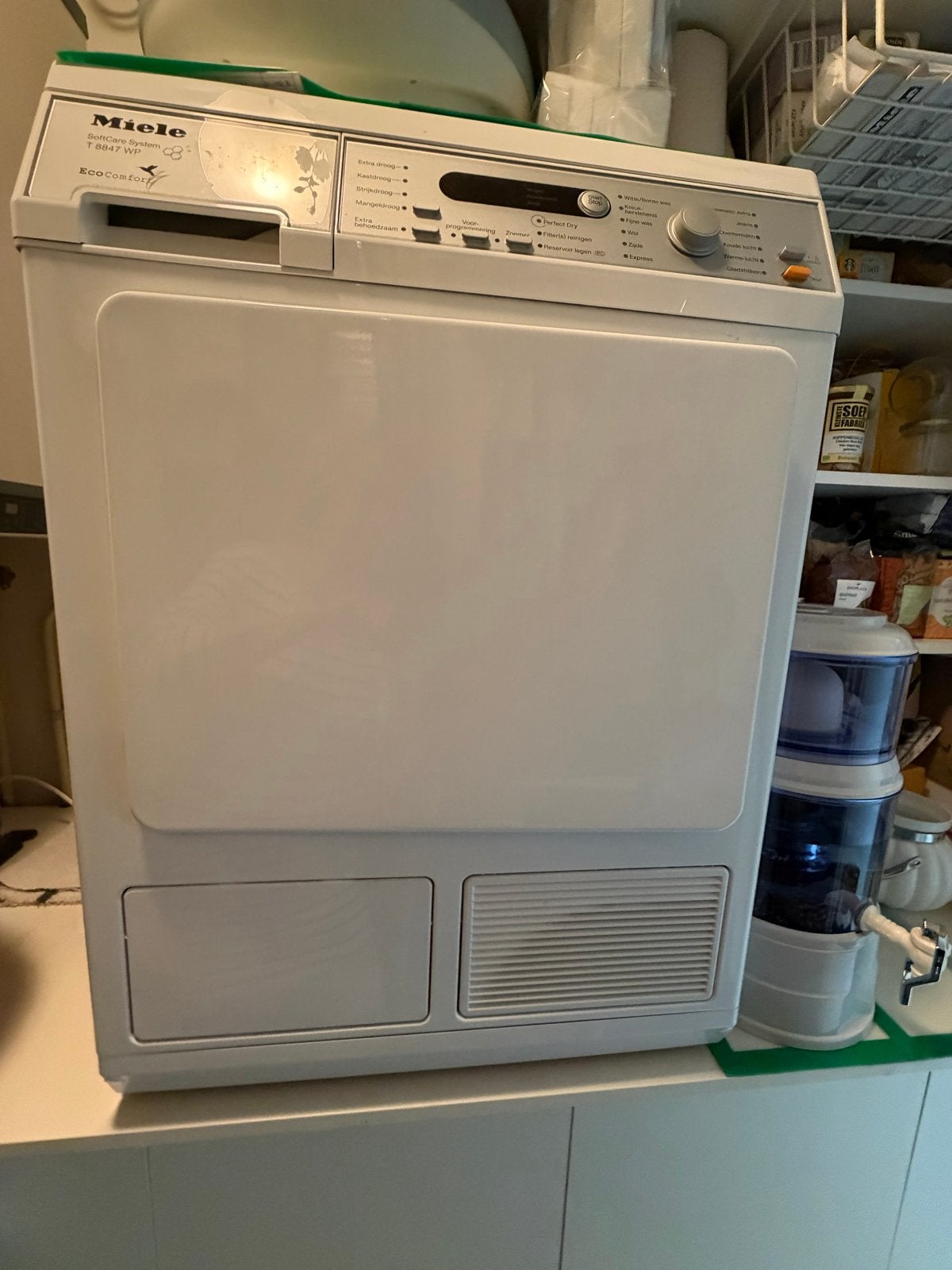 Foto 3 van Miele warmtepompdroger A, 7kg, zuinig, uitgestelde start