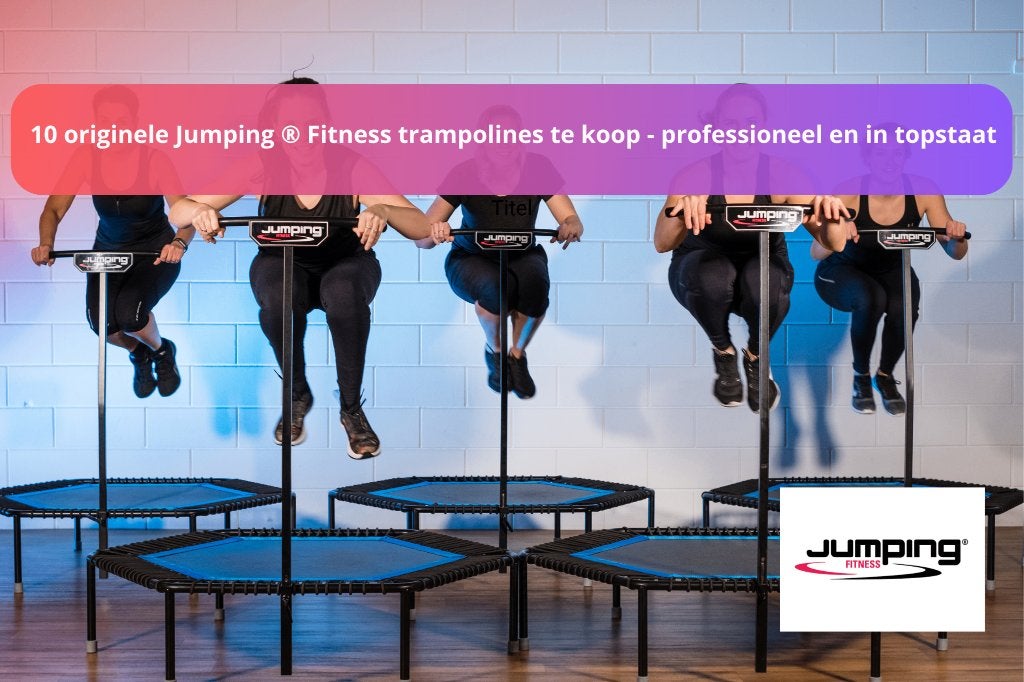 10 originele Jumping Fitness-trampolines professioneel, Ophalen, Gebruikt, Overige typen