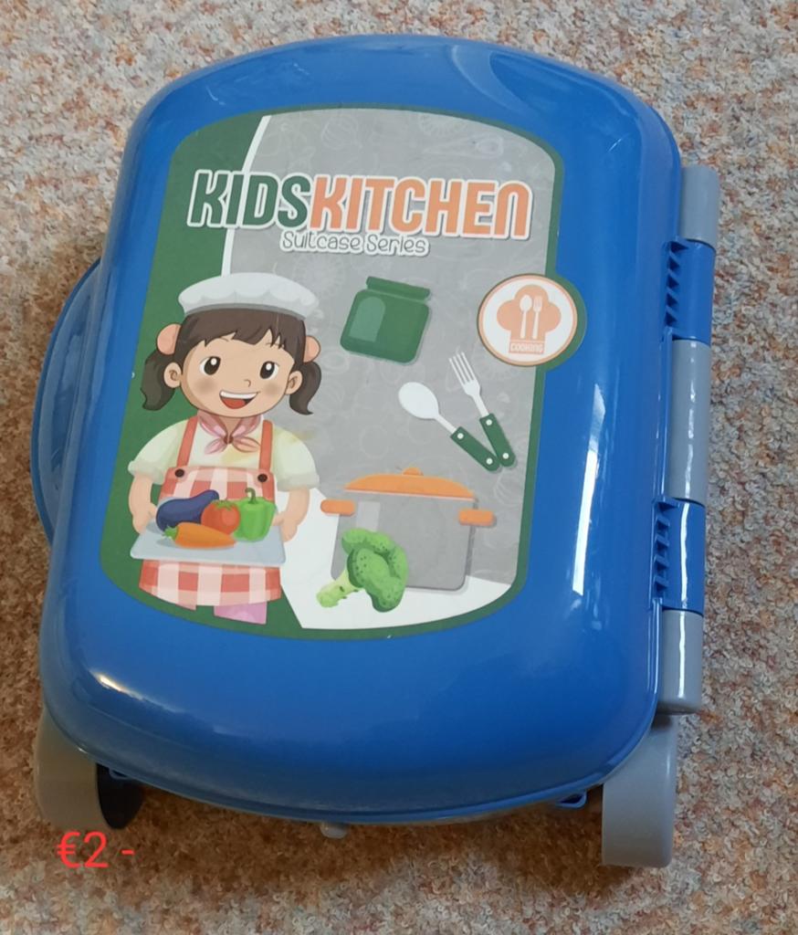 Kids Kitchen Speelgoed Koffer - Complete Keuken Set, Ophalen of Verzenden, Gebruikt, Jongen of Meisje