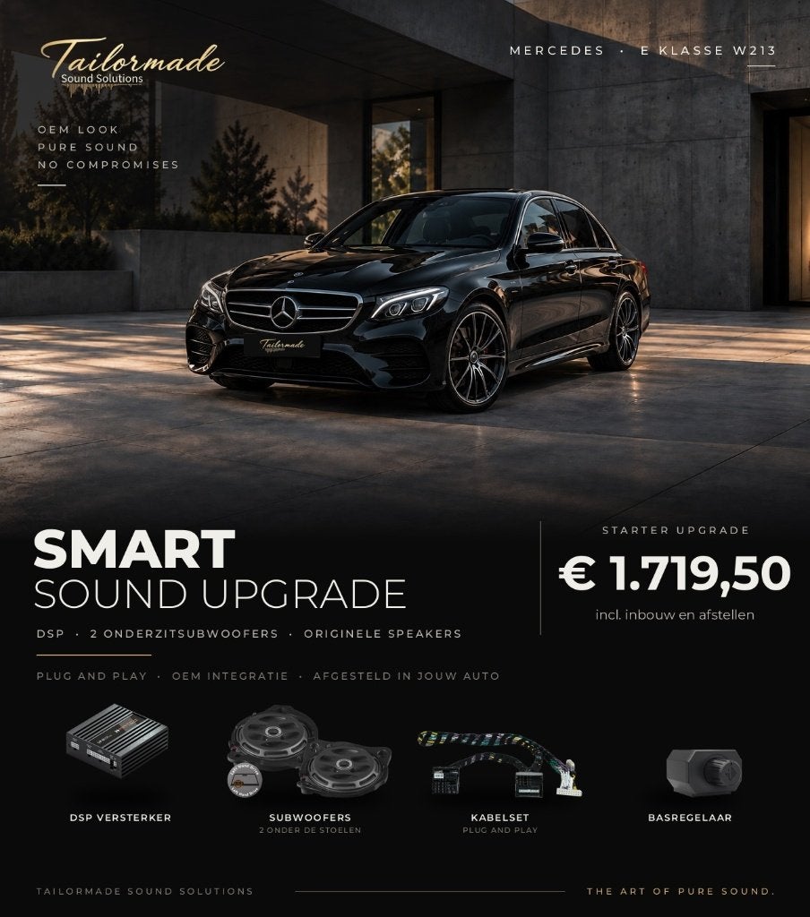 Mercedes E klasse W213 audio upgrade vanaf €1.719,50, Auto diversen, Ophalen, Nieuw