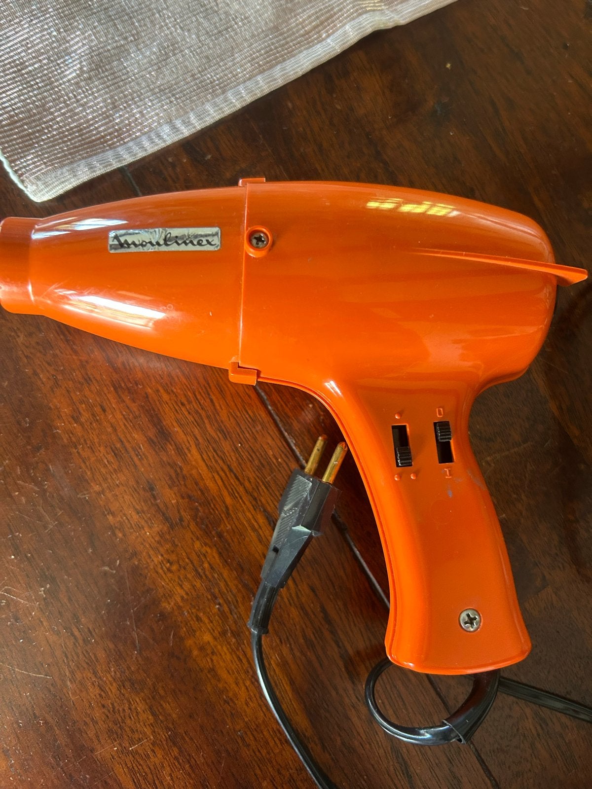 Vintage Moulinex Föhn Jaren 70- Zo goed als nieuw, Ophalen of Verzenden, Zo goed als nieuw, Haarverzorging