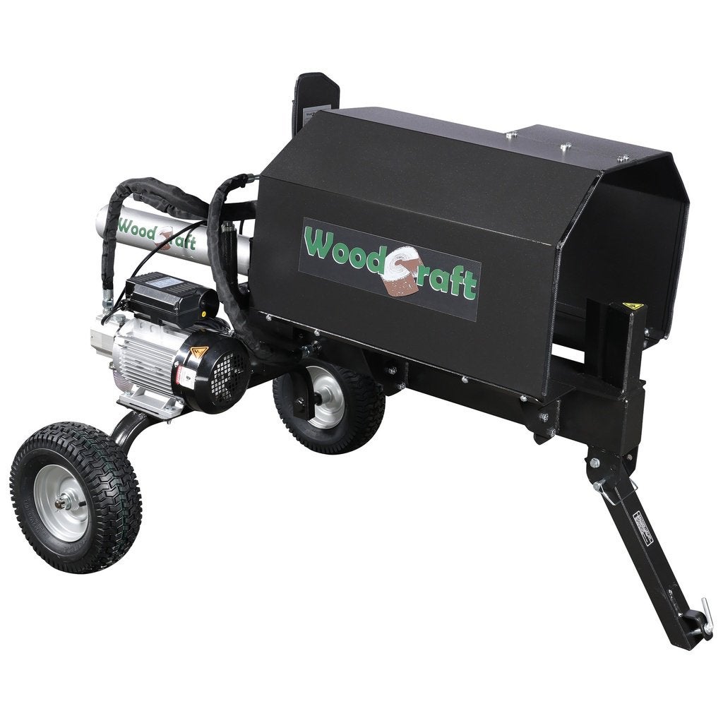 Woodcraft houtklover 12 ton elektrisch horizontaal