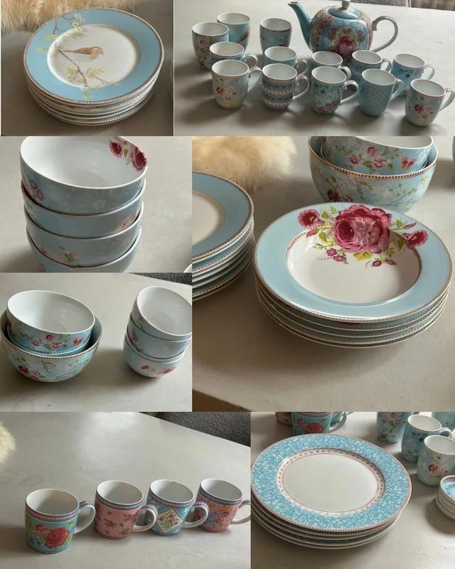 servies pip set compleet, Ophalen of Verzenden, Zo goed als nieuw, Overige stijlen, Porselein