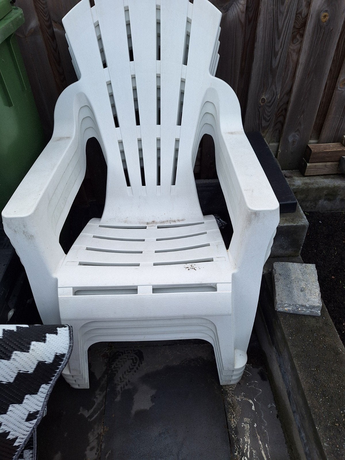 tuin stoelen, Ophalen, Wit