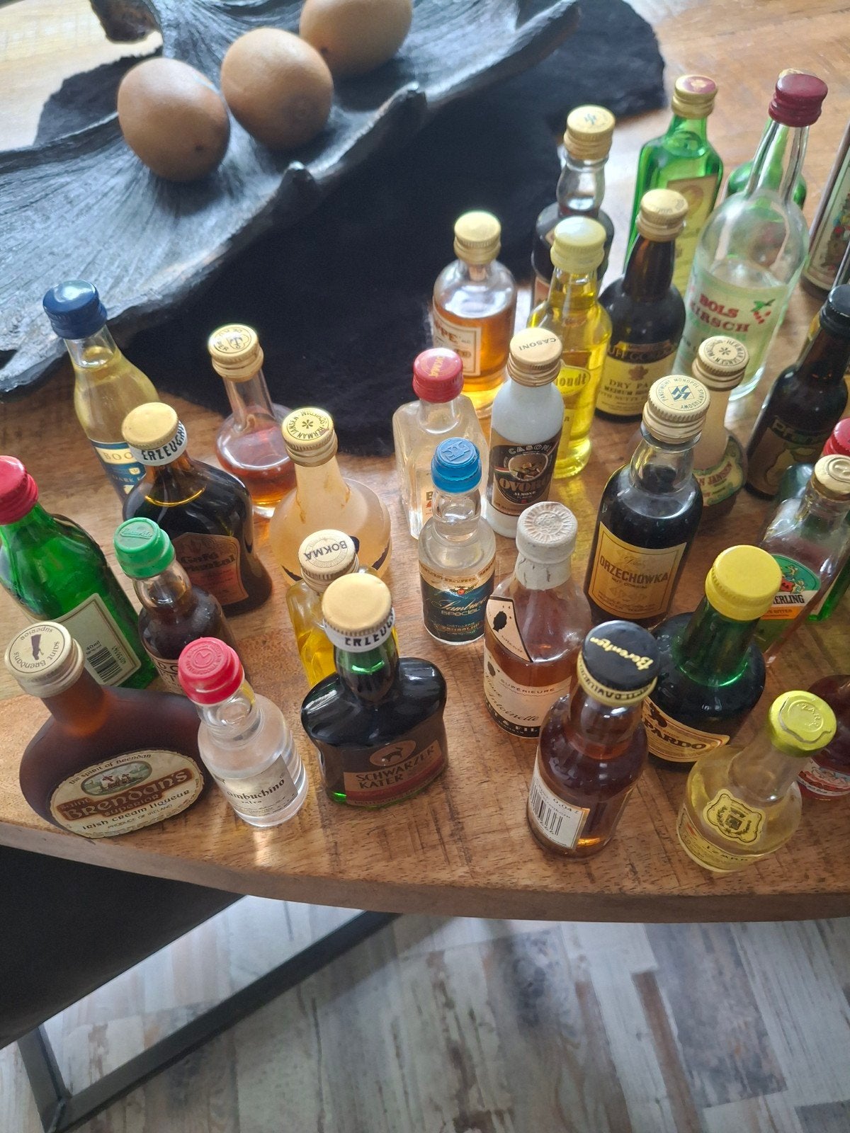 Grote verzameling miniatuur drankflesjes, Ophalen of Verzenden, Gebruikt