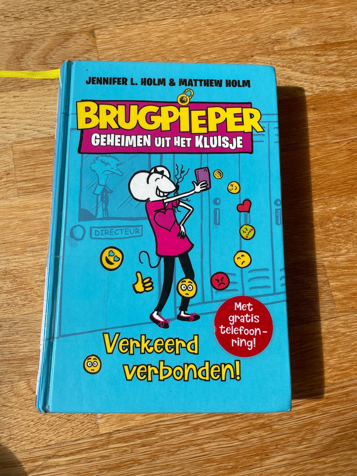 Jennifer L. Holm - Verkeerd verbonden!, Ophalen of Verzenden, Zo goed als nieuw, Jennifer L. Holm; Matthew Holm, Fictie