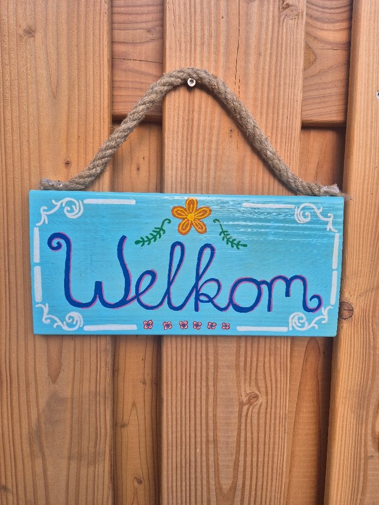 Decoratie plankje voor tuin of huis, Tuin en Terras, Ophalen, Nieuw
