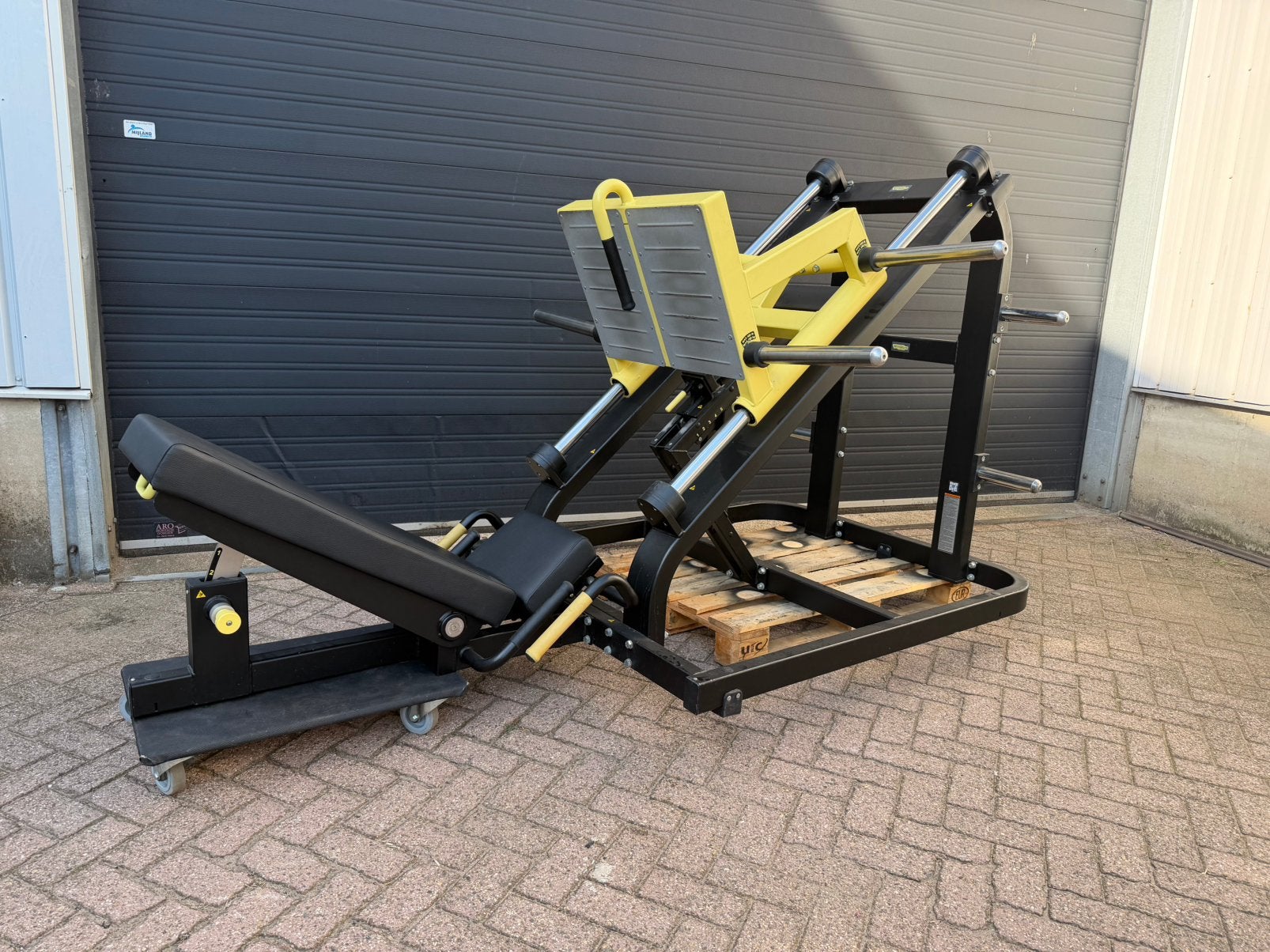 Technogym Linear Plate Loaded Legpress, Ophalen, Gebruikt, Benen, Overige typen