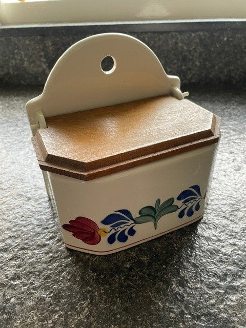 Boerenbont zoutpot, Ophalen of Verzenden