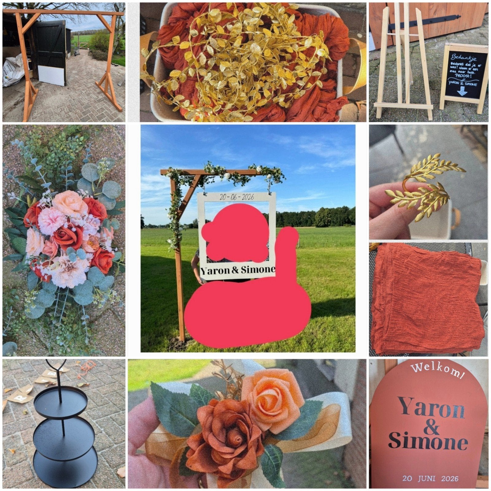 Decoratie voor je bruiloft!, Ophalen, Zo goed als nieuw, Versiering, Geboorte of Huwelijk