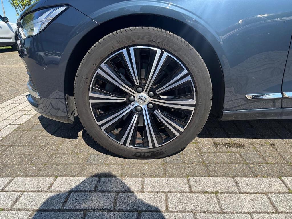 Volvo V90 B4 Plus Bright | Panoramadak | Harman Kardon | Mem, Auto's, Volvo, 12 maanden, 4 cilinders, Blauw, 1731 kg