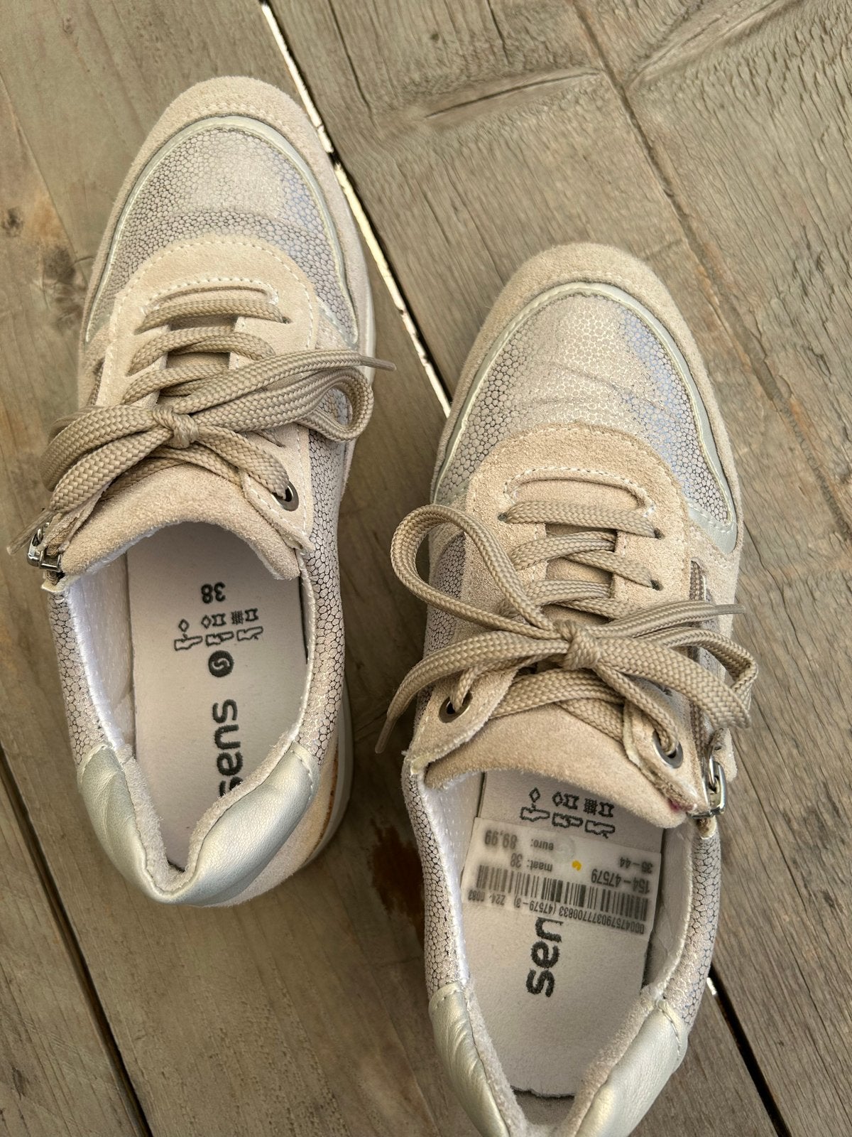 Nieuwe Sens sneakers maat 38, Kleding | Dames, Beige, Nieuw, Ophalen of Verzenden, Sneakers of Gympen