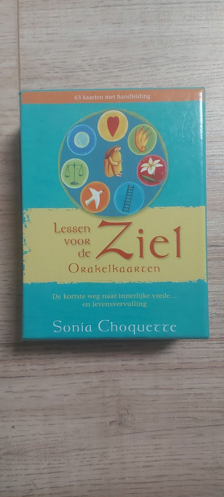 Lessen voor de Ziel Orakelkaarten - Sonia Choquette, Boeken, Spiritualiteit algemeen, Overige typen, Ophalen of Verzenden, Zo goed als nieuw