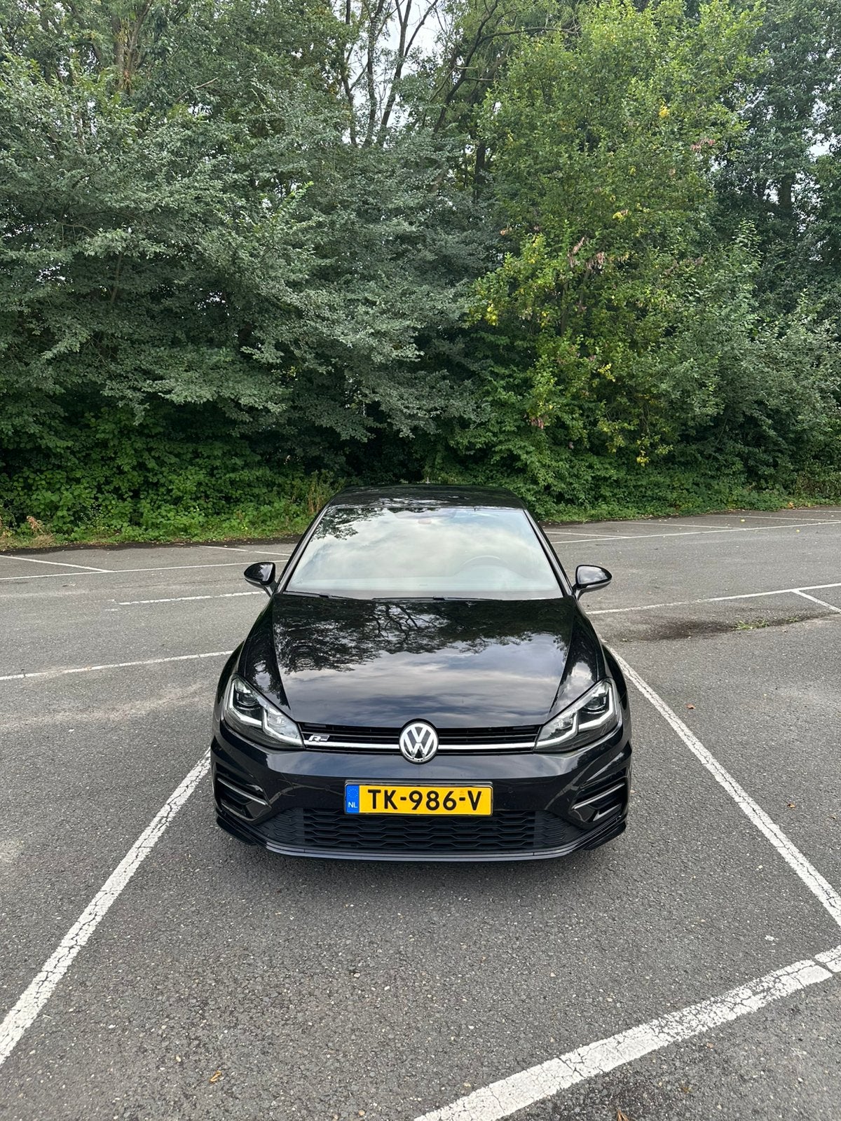Volkswagen VW Golf 1.0 TSI 110pk Highline Business R - 2018, Voorwielaandrijving, Zwart, Origineel Nederlands, Bedrijf