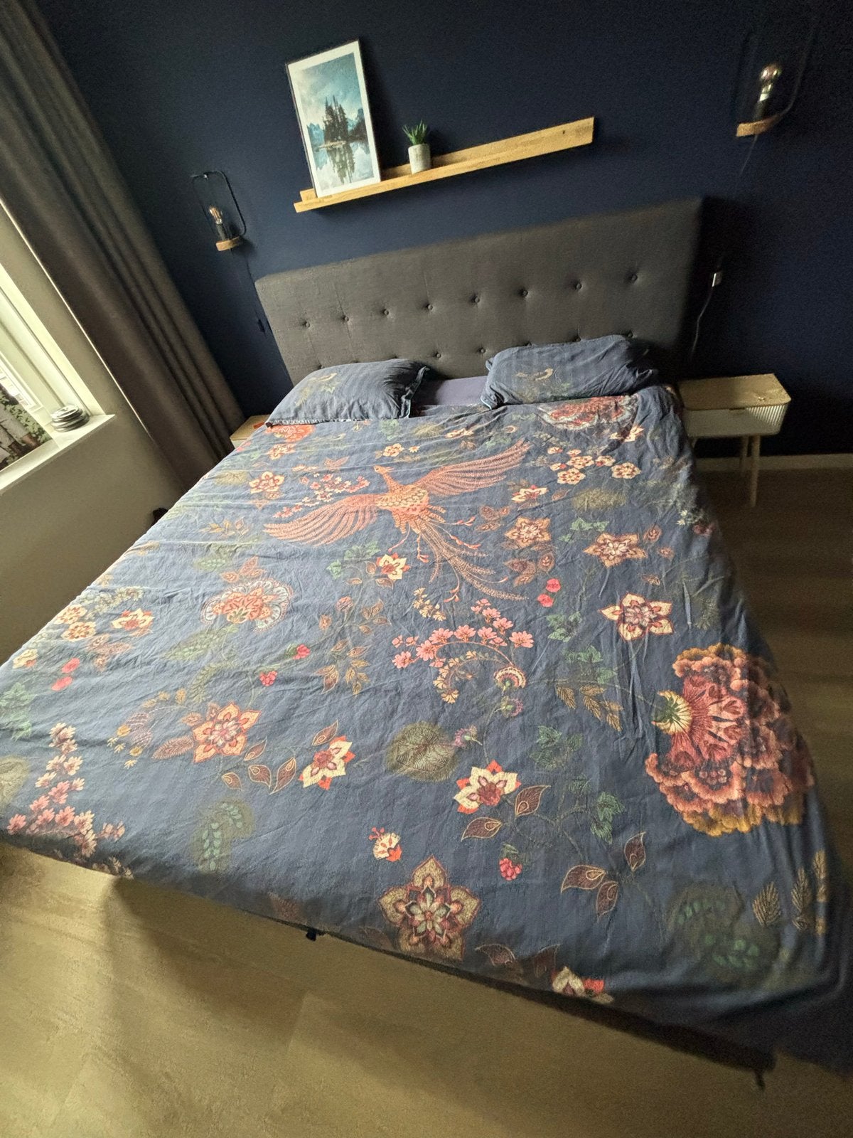 Boxspring Caresse met cloudpillo topper, Huis en Inrichting, Ophalen, Gebruikt, Tweepersoons, Overige maten