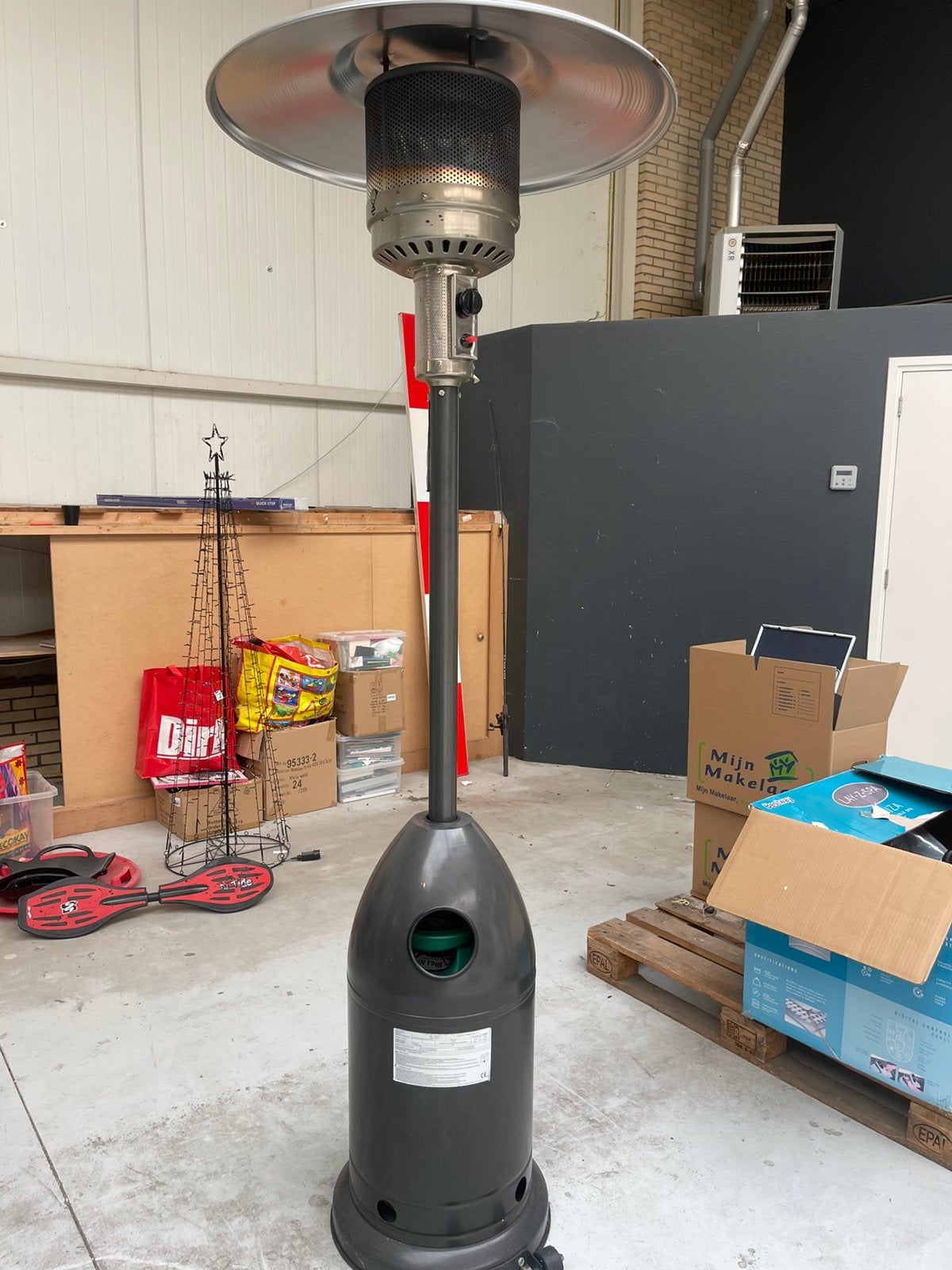 terrasverwarmer, Tuin en Terras, Ophalen, Gebruikt, Gas, Vloer