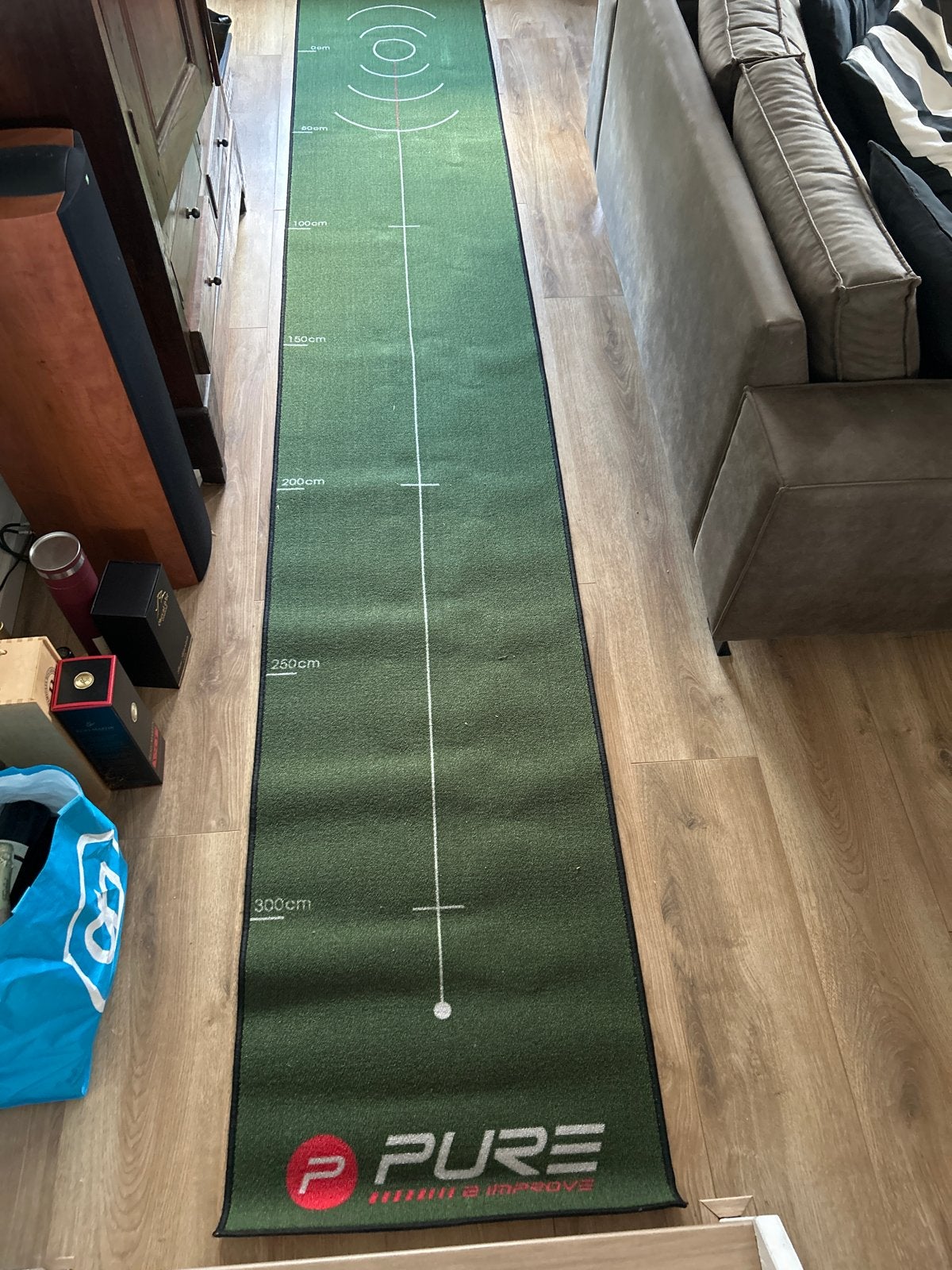 Pure2Improve Golf Putting Mat - 3 meter, Sport en Fitness, Golf, Ophalen, Zo goed als nieuw, Overige typen, Overige merken