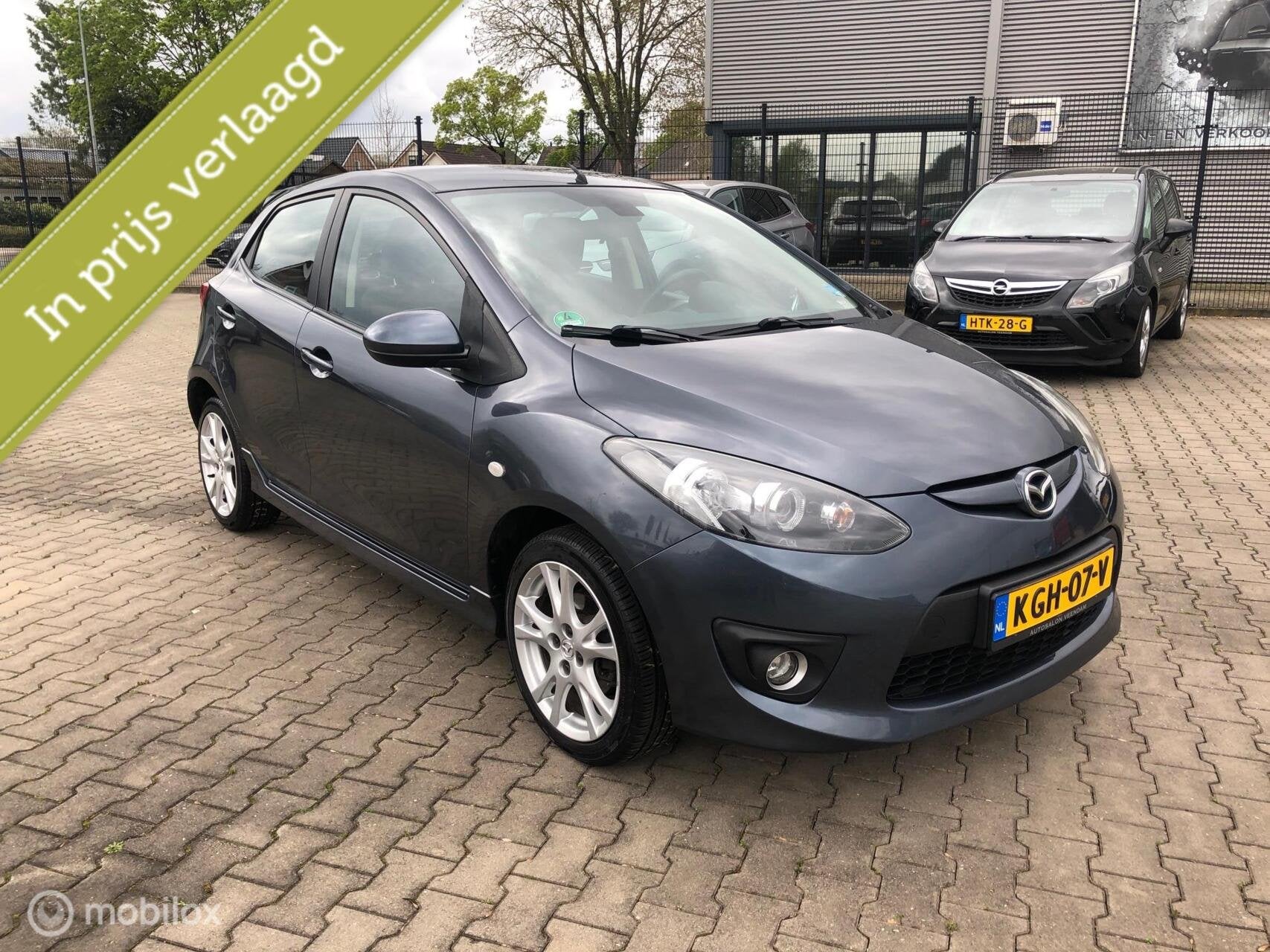 Mazda 2 1.3 TS SPORT AIRCO ELL PAKK LMV, Auto's, Mazda, Voorwielaandrijving, Gebruikt, Zwart, Bedrijf