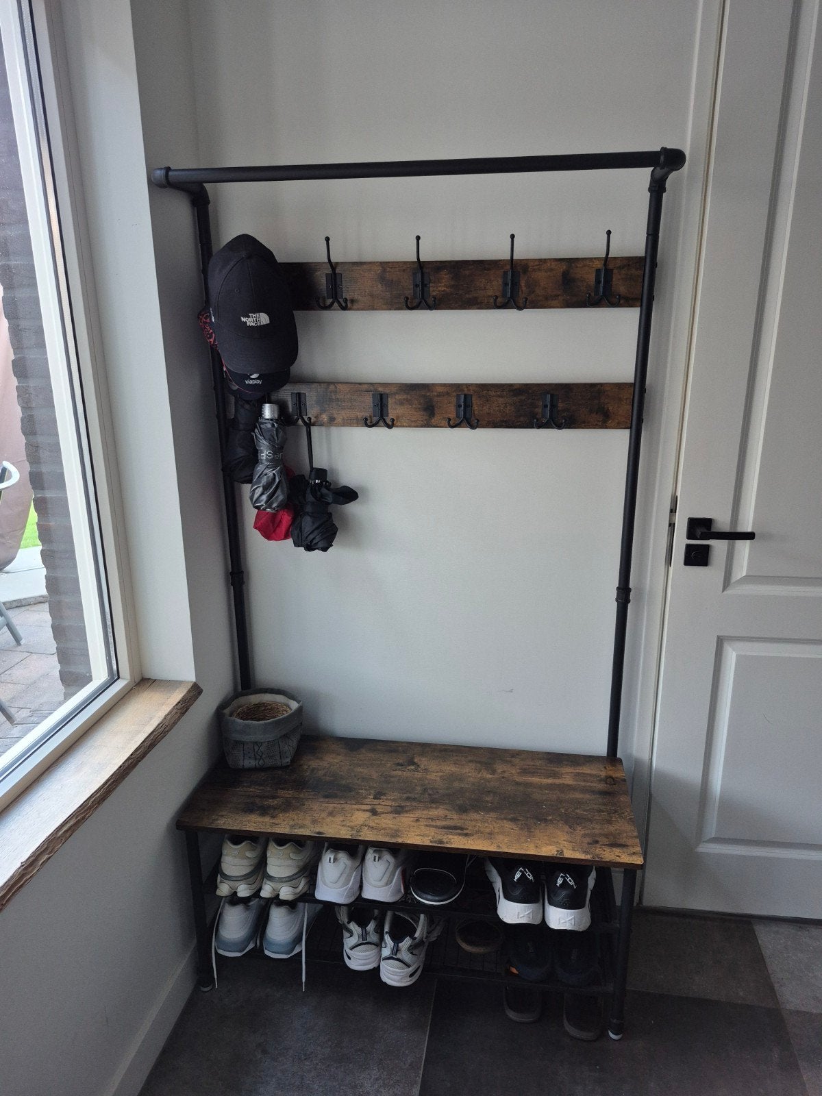 Staande Kapstok 182x41,5x100cm, Ophalen, Zo goed als nieuw, Metaal, Staande kapstok