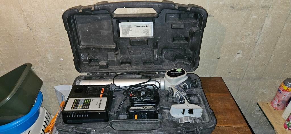 Panasonic EY3641 Ac...cu Kitpistool met Lader en Ac..cu's, Ophalen, Gebruikt