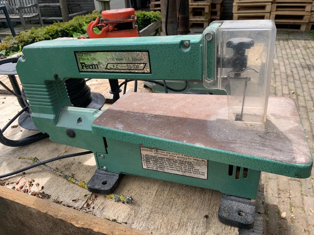 Decoupeerzaag tafel, Ophalen, Gebruikt, Decoupeerzaag, 30 tot 70 mm