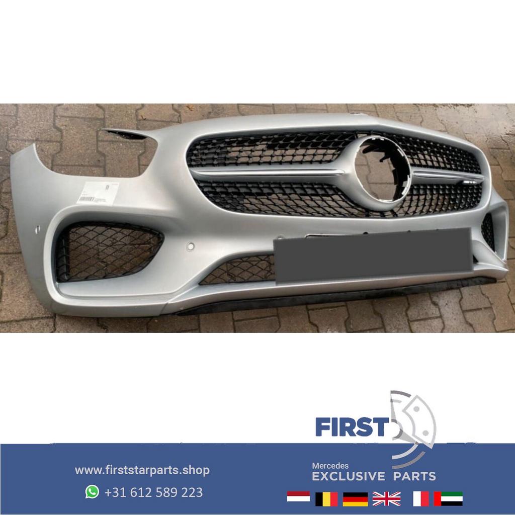 W190 AMG GT BUMPER COMPLEET Mercedes GT GTC GTS AMG VOORBUMP, Gebruikt, -, Voor, Ophalen of Verzenden