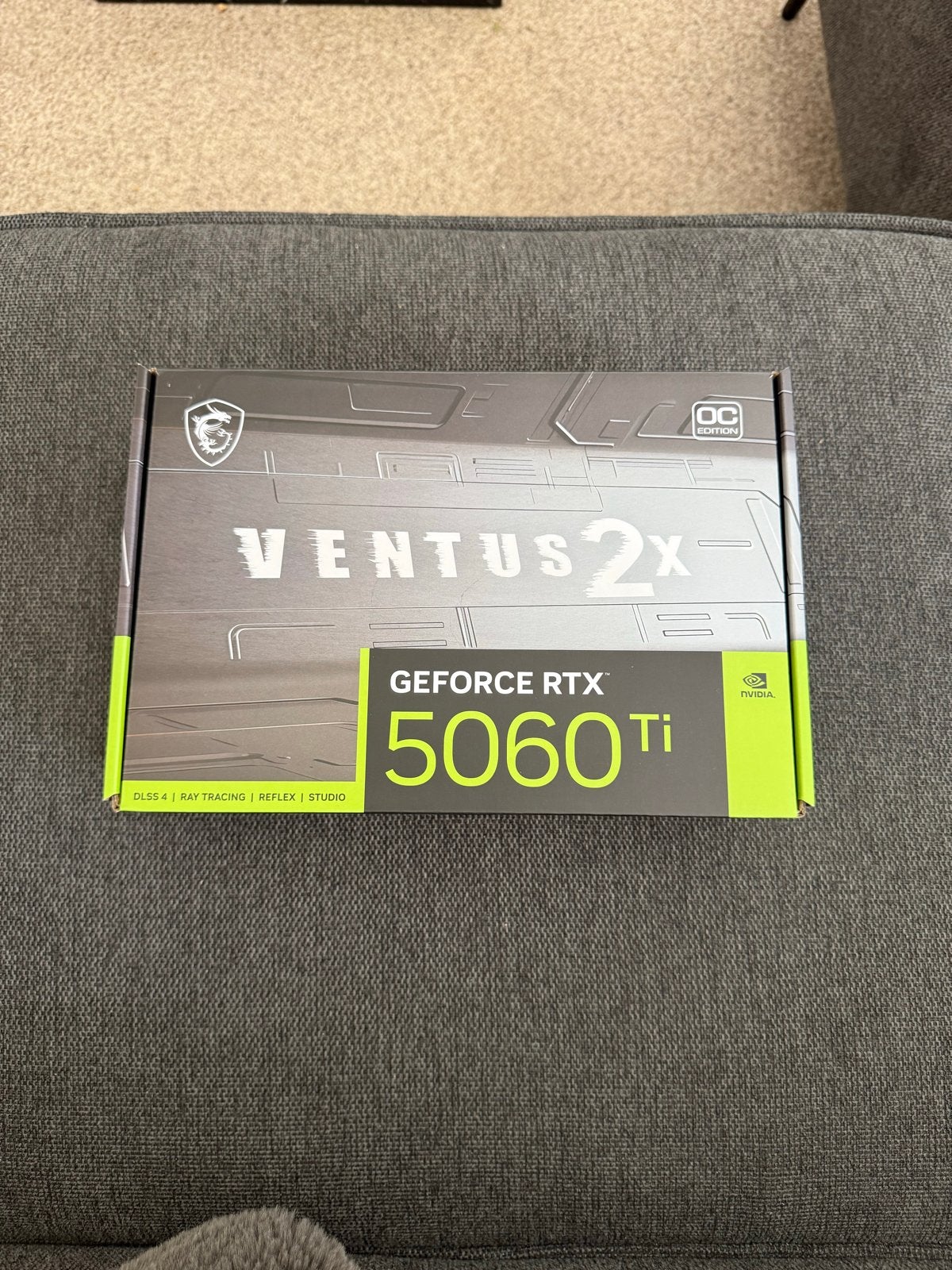 MSI GeForce RTX 5060 Ti Ventus 2X OC Edition 16GB GDDR7, Computers en Software, Videokaarten, Zo goed als nieuw, Nvidia, PCI-Express 4.0