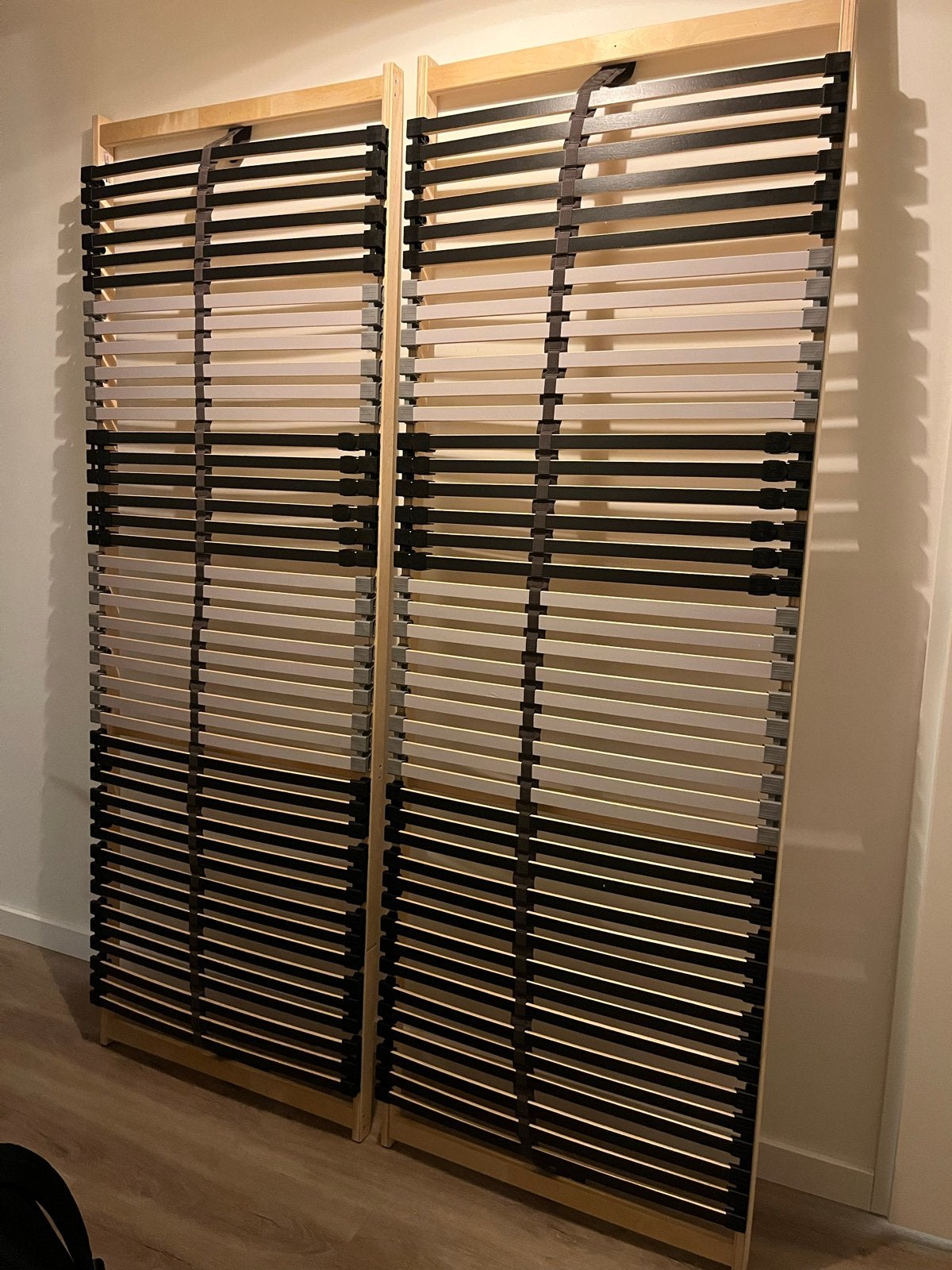 2x IKEA Leirsund lattenbodem 70x200cm, Ophalen, Zo goed als nieuw, 200 cm, Hout