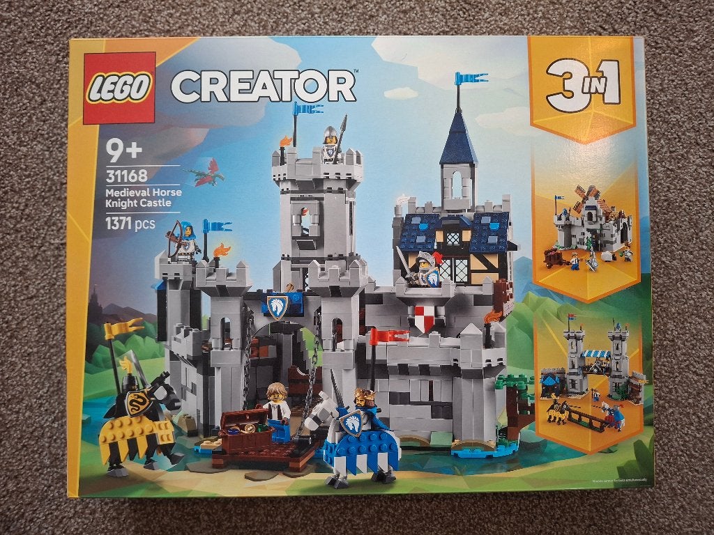 LEGO 31168 - Medieval Horse Knight Castle, Lego, Ophalen of Verzenden, Zo goed als nieuw, Compleet