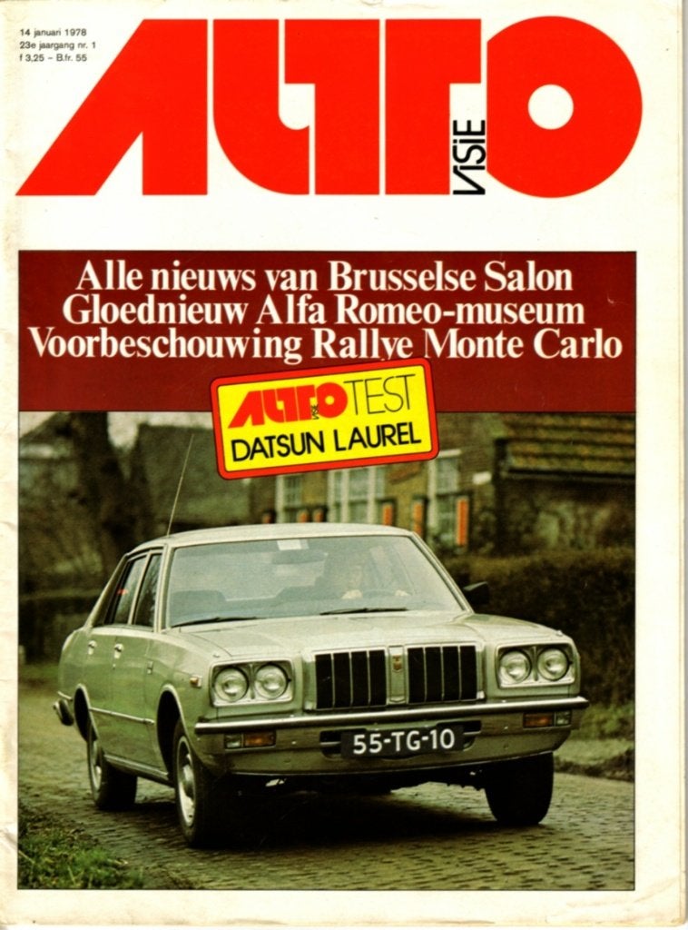 Autovisie test Datsun Laurel Januari 1978, Ophalen of Verzenden, Gelezen, Overige merken