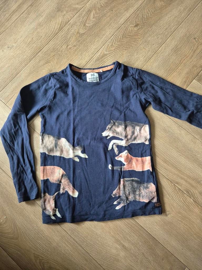 Koko Noko shirt met lange mouwen, maat 122, Gebruikt, Jongen of Meisje, Ophalen of Verzenden, Shirt of Longsleeve
