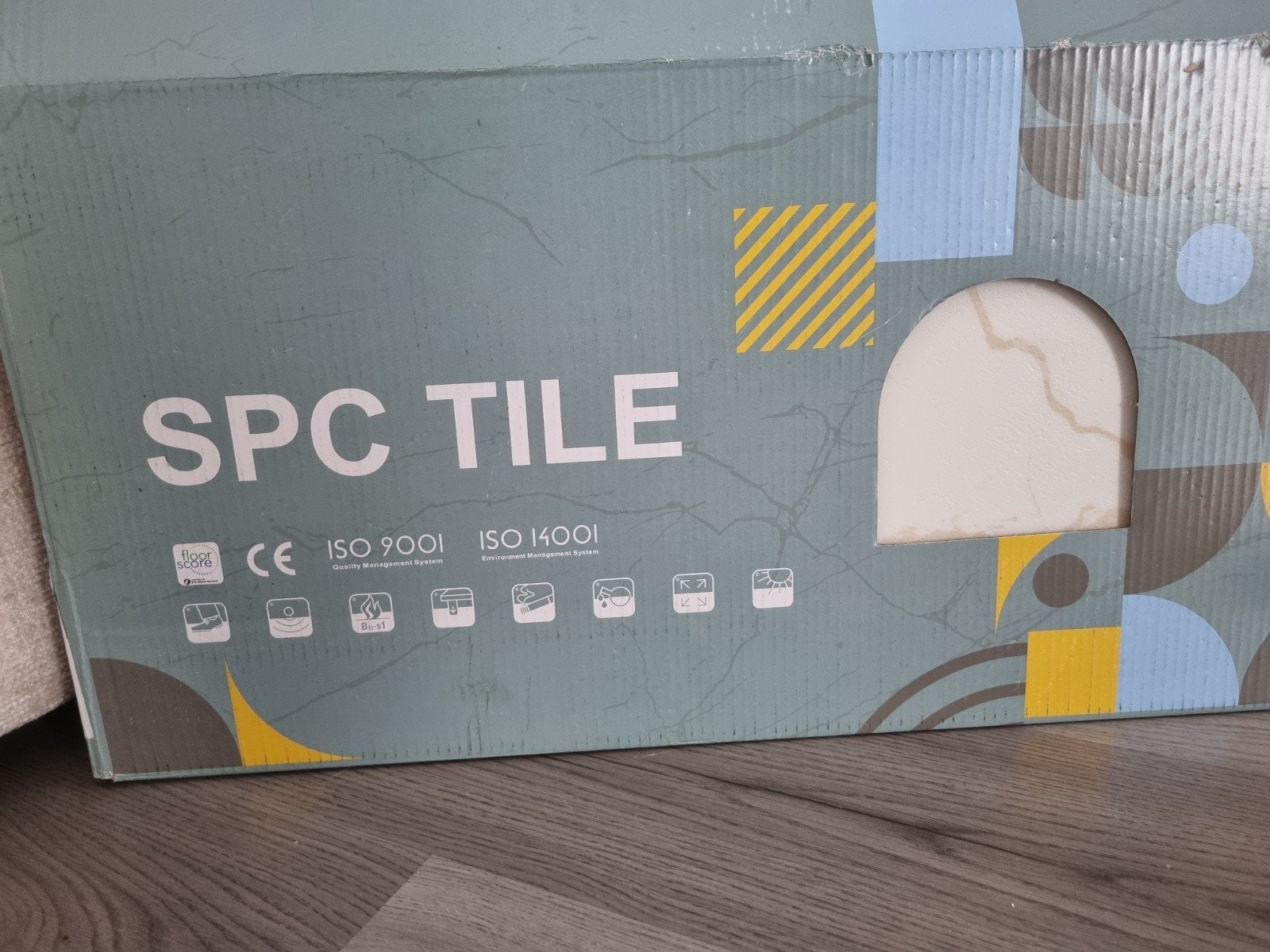 5 pakken SPC tegels - Marmerlook vloertegels, Ophalen, Overige materialen, Nieuw, 20 tot 40 cm