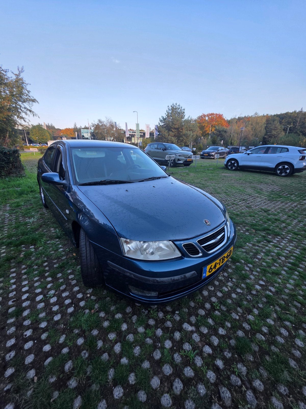 Saab 9-3 1.8 T Sport Sedan 2006 Blauw, Auto's, 4 cilinders, Blauw, Origineel Nederlands, 75 €/maand