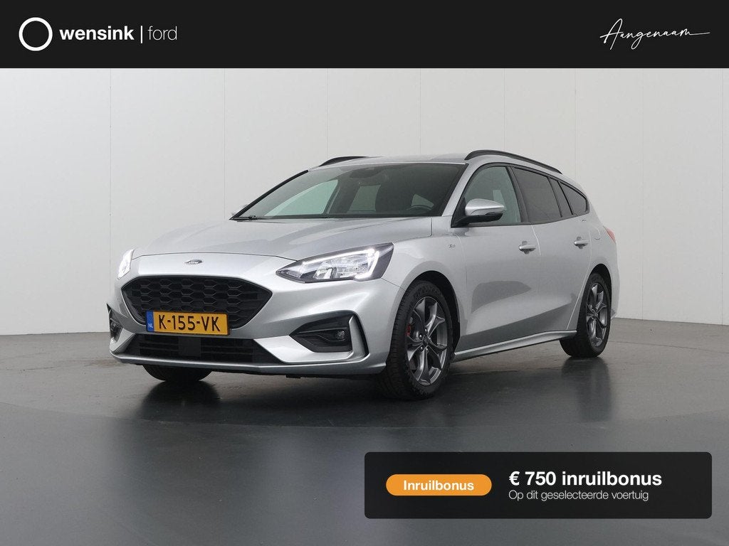 Ford Focus Wagon 1.0 EcoBoost Hybrid ST Line X Business | El, Auto's, Ford, Gebruikt, Origineel Nederlands, 19 km/l, Zilver of Grijs