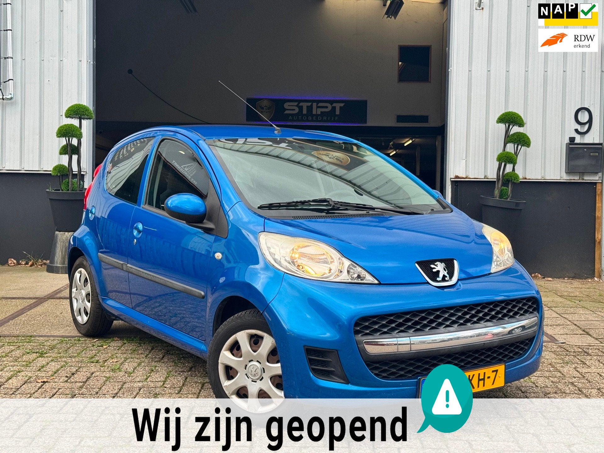 Peugeot 107 1.0 | AUTOMAAT | AIRCO | ELEKTRISCHE RAMEN | LAG, Auto's, Stof, Gebruikt, Met garantie (alle), 68 pk