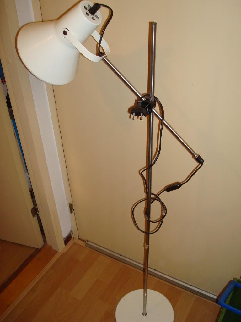 VINTAGE KNIK- ARM VLOERLAMP, Huis en Inrichting, Lampen | Vloerlampen, Ophalen, Gebruikt, VINTAGE, Metaal